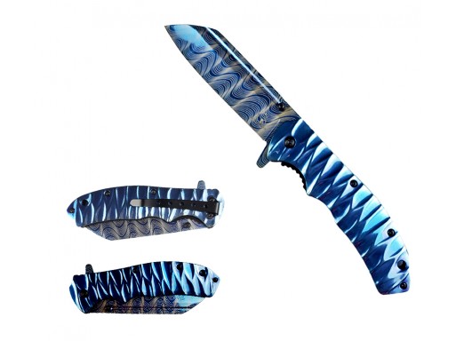 Falcon Tanto Blade Spring Assisted Knife KS43554BL